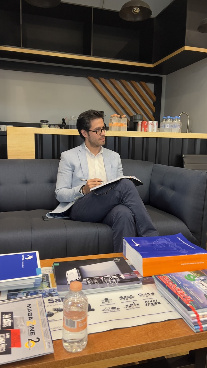 Consultor durante una jornada de trabajo